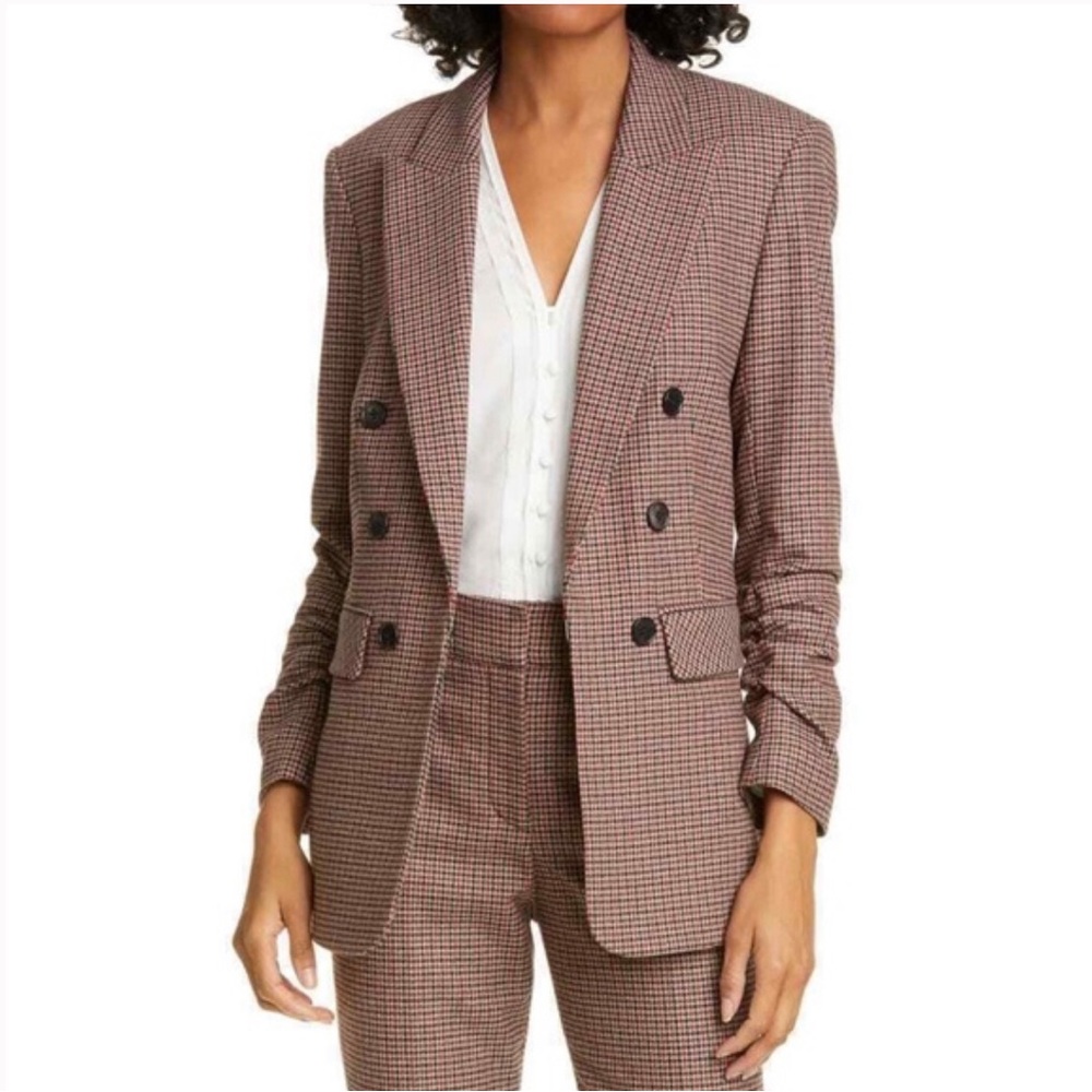 Veronica Beard Dickey Jacket Blazer Beacon Check Houndstooth